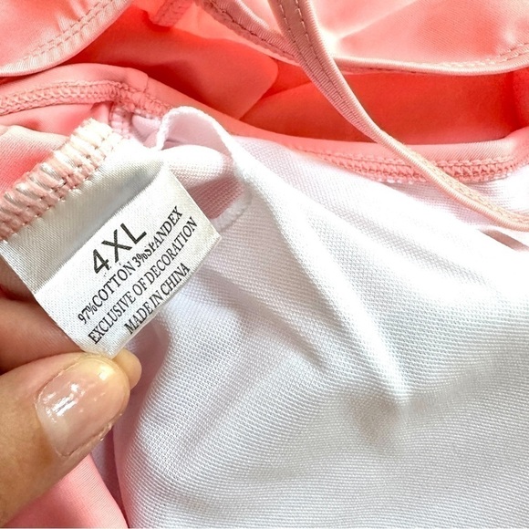 Plus Size Flowy Bikini Top Adjustable Straps Removable Cups - Picture 5 of 5